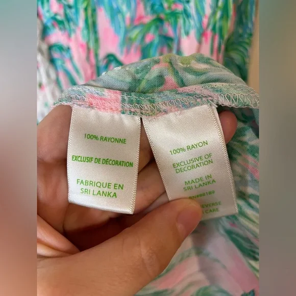 Lilly Pulitzer Hollie Tunic Dress in Pink Blossom Suite Views Size Large - Picture 7 of 10